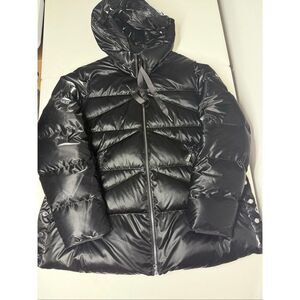 Comma Women’s Puffer Insulated Jacket Hooded Black Size 16
